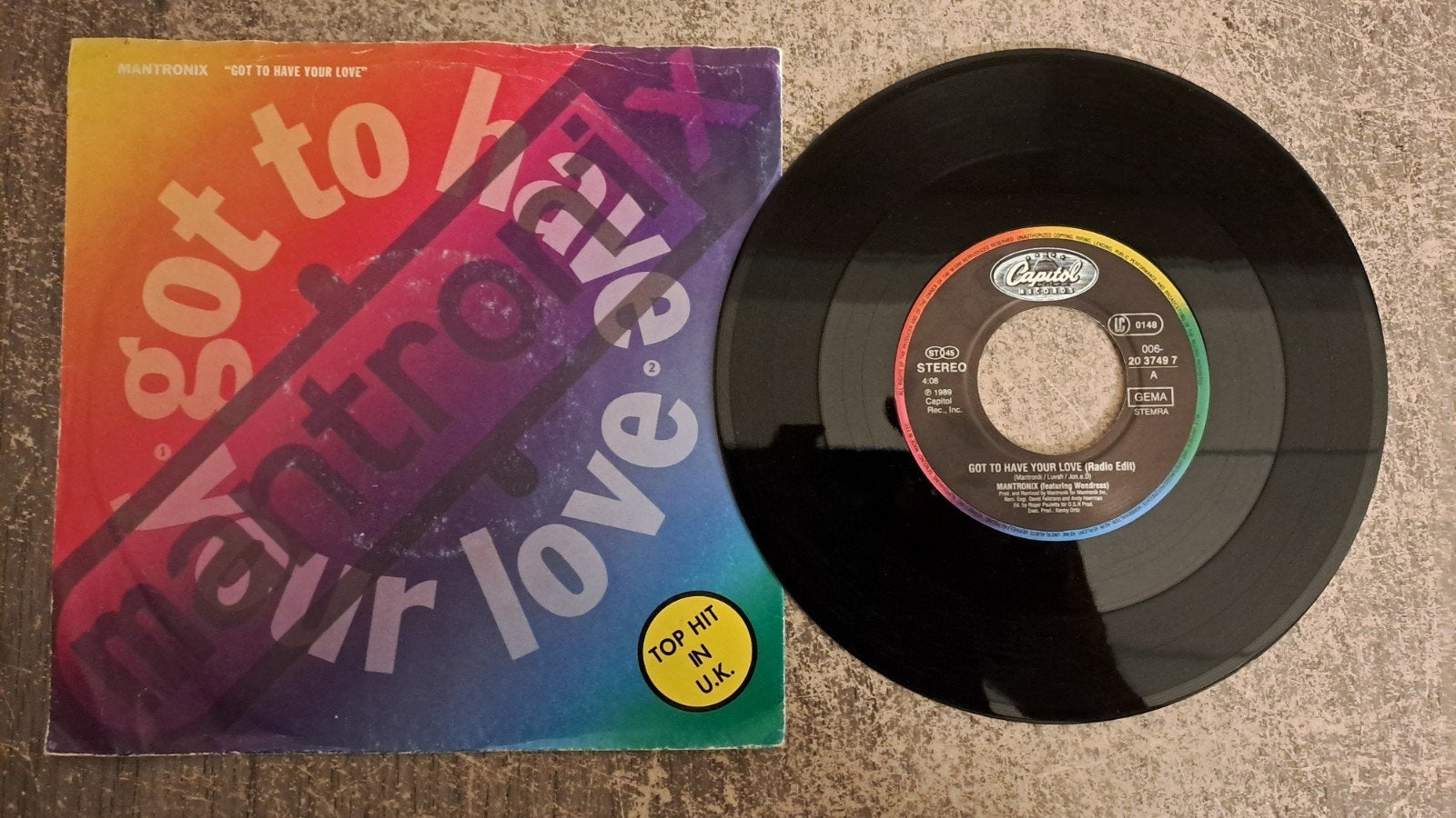 Mantronix - got to have your heart, Gebruikt, 7 inch, Pop, Fotohoes