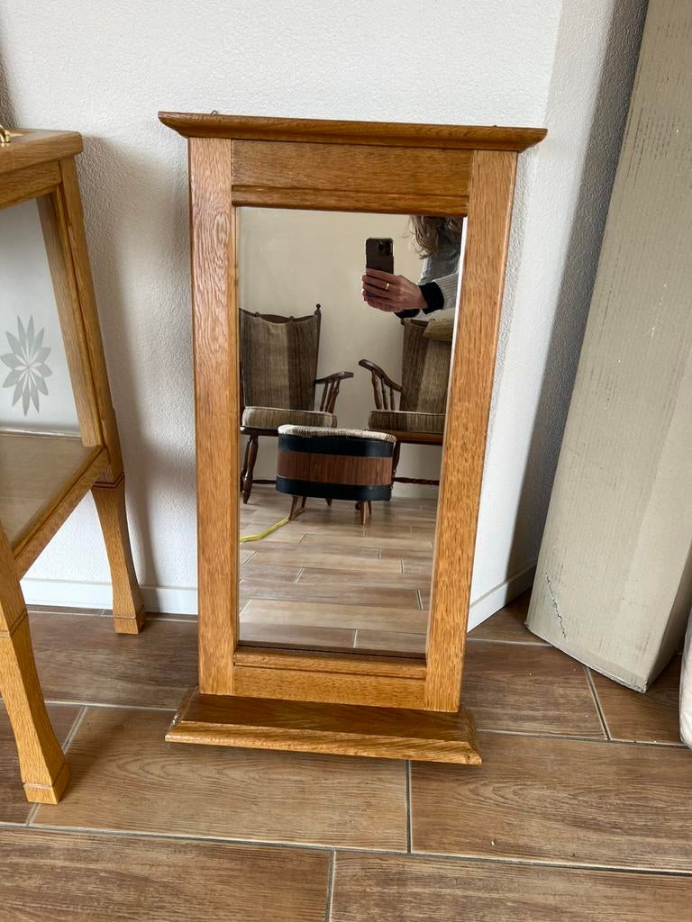 Oisterwijk spiegel 82x45 met plankje, Huis en Inrichting, Ophalen