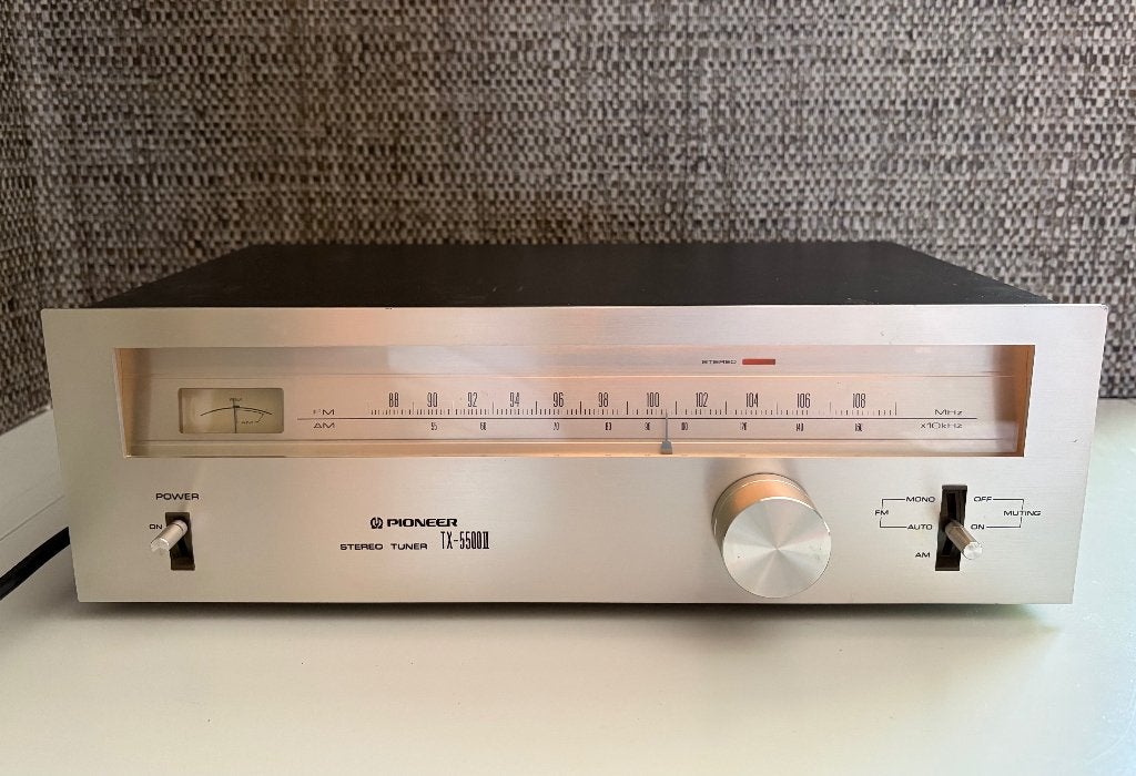 Pioneer Tuner TX - 5500II Jaren 70.In nieuwstaat!, Ophalen of Verzenden, Zo goed als nieuw
