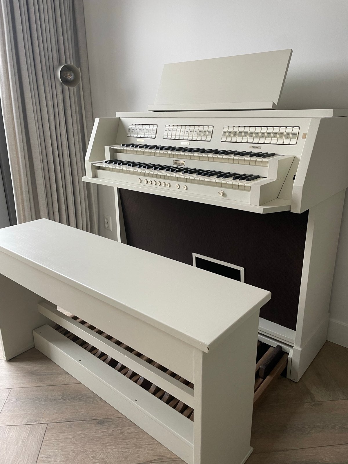 Eminent DCS-200 Orgel - Wit (Off-white) - gebruikt, Ophalen, Gebruikt, 2 klavieren, Orgel