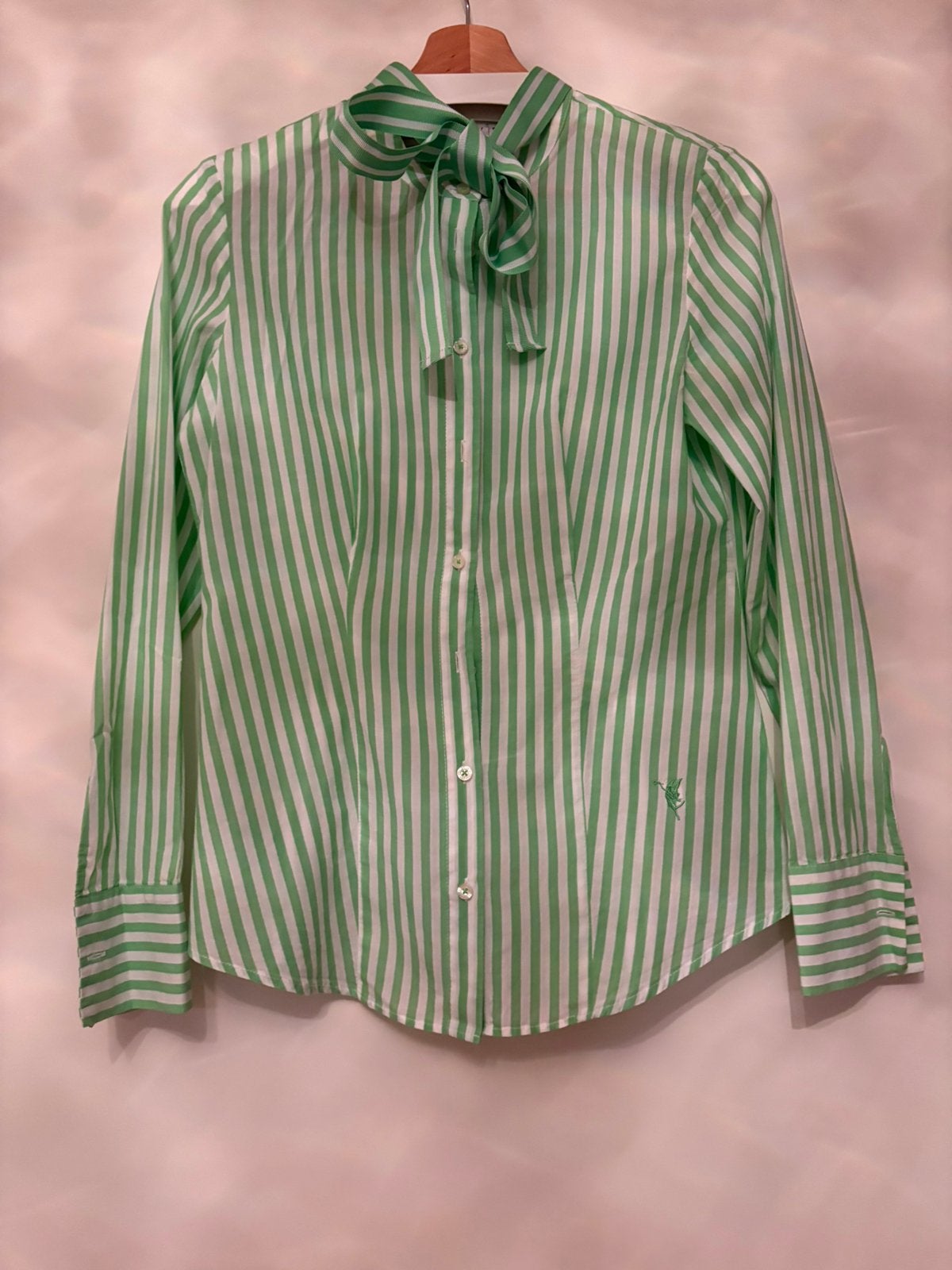 Dames blouse met strik, Ophalen of Verzenden, Zo goed als nieuw, Maat 36 (S)