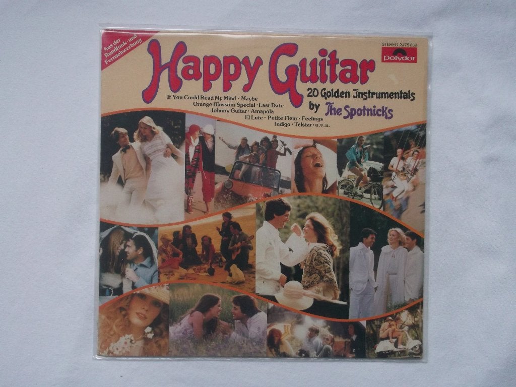 The Spotnicks - Happy guitar LP, Cd's en Dvd's, Vinyl | Rock, LP, Gebruikt, Ophalen of Verzenden, 12 inch