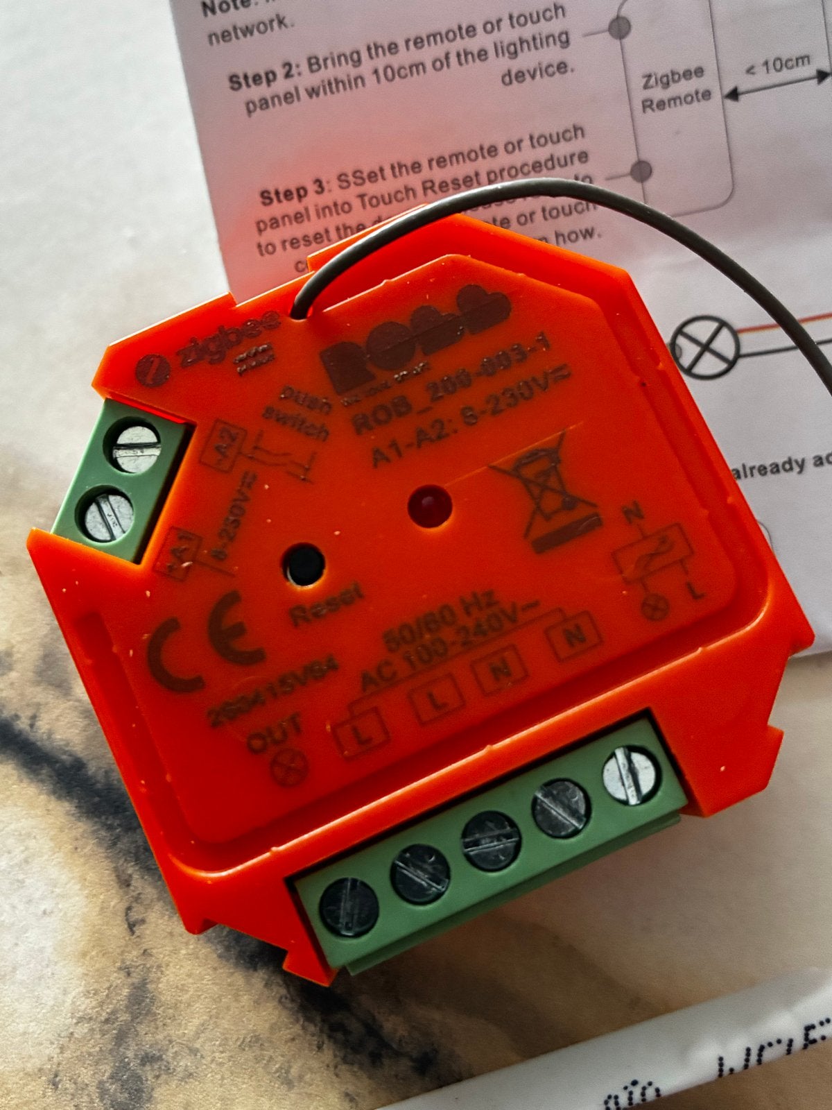ROBB Zigbee Push Schakelaar Module, Ophalen of Verzenden, Nieuw, Overige merken, Schakelaar