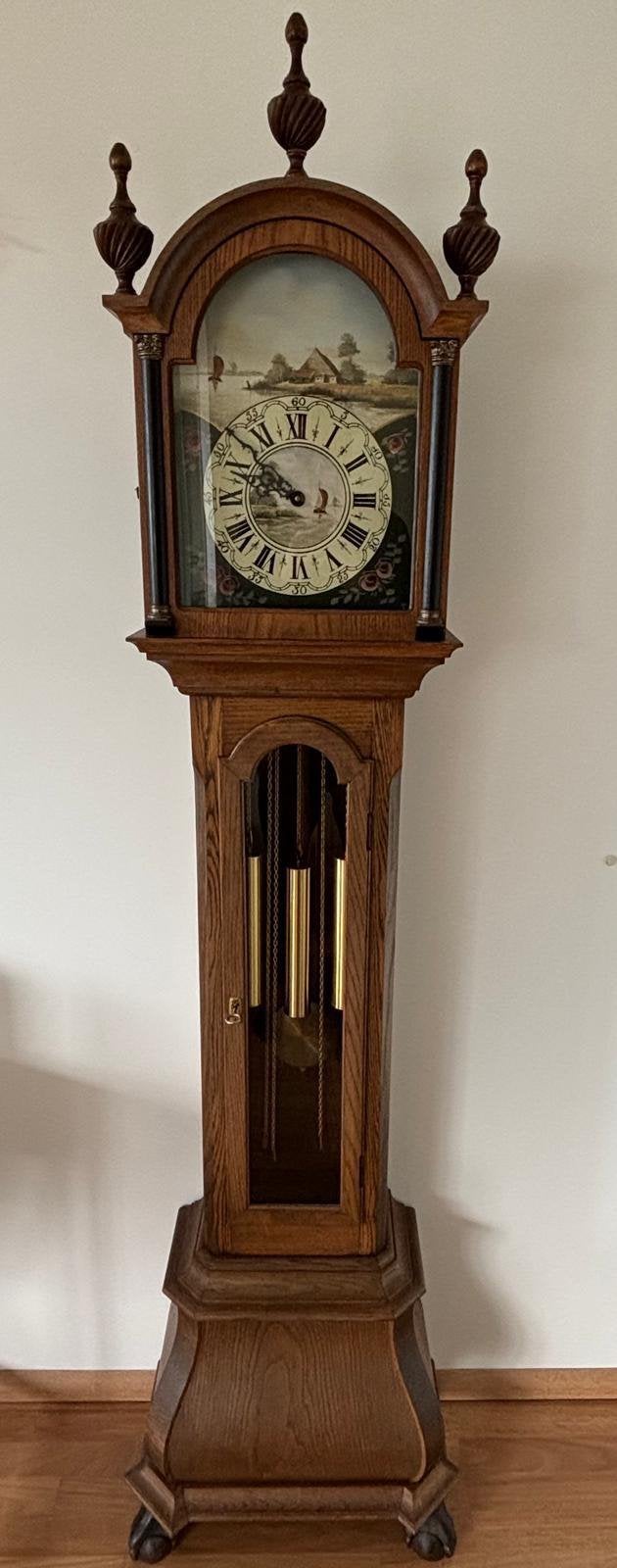 Amsterdams staand horloge westminster, Ophalen