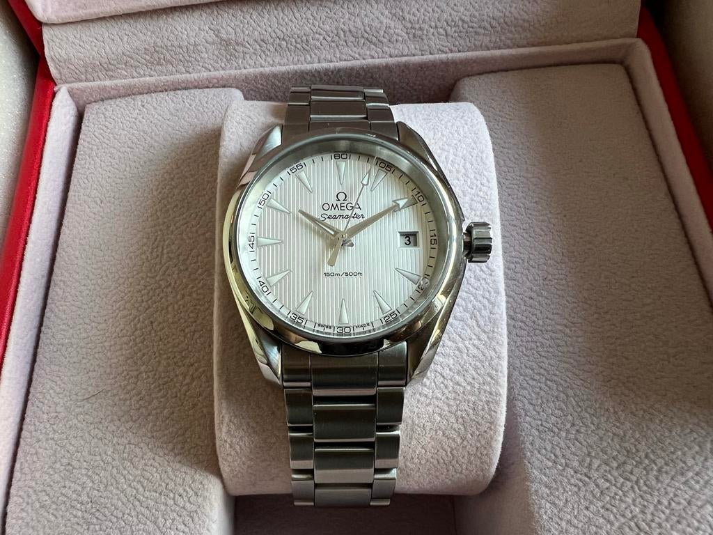 Omega Seamaster Aqua Terra 38.5mm Heren Horloge, Ophalen, Gebruikt, Staal, Polshorloge