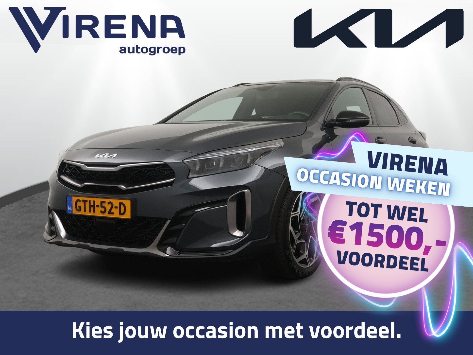 Kia Xceed 1.5 T-GDi GT-Line - Schuif-/kanteldak - Stoel-/stu, Auto's, 1300 kg, Gebruikt, 4 cilinders, Met garantie (alle)