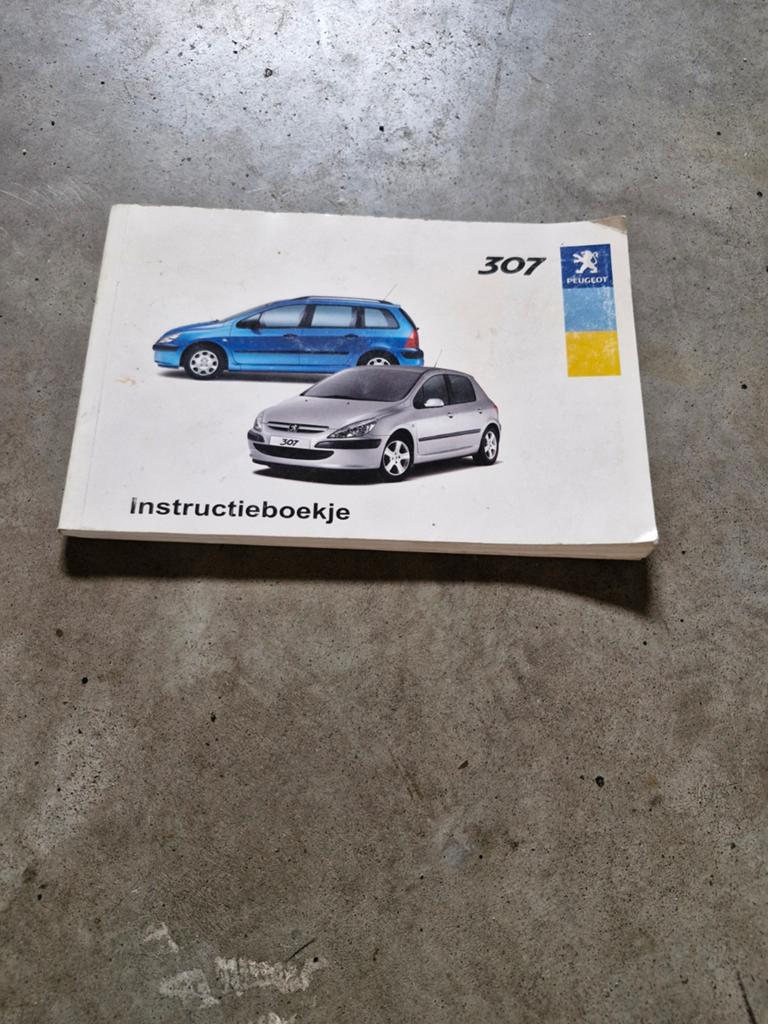 Instructieboekje  Peugeot 307  bouwjaar 2002, Ophalen of Verzenden