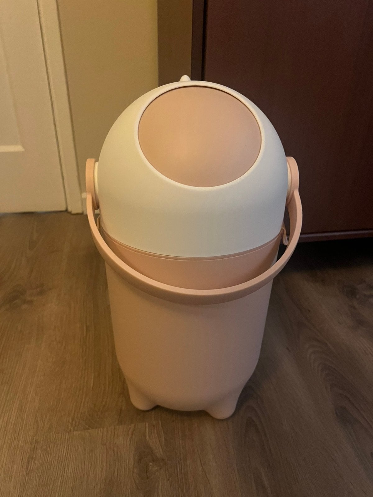 Nieuw Luieremmer kruidvat roze, Ophalen, Zo goed als nieuw, Kunststof