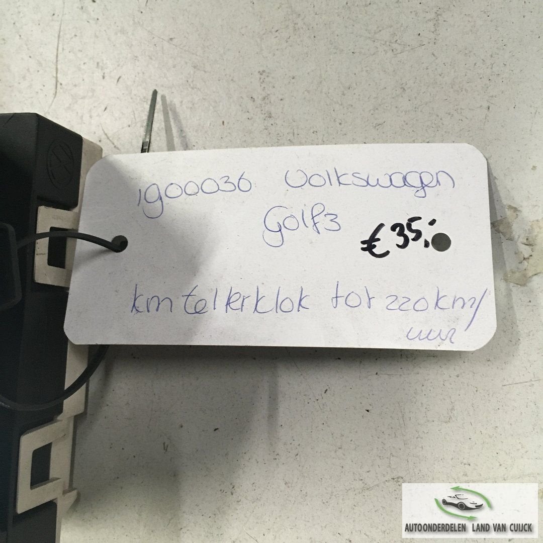Vw Golf 3  1900036            Km Tellerklok     1H0 919 865, Gebruikt, -, -, Ophalen of Verzenden