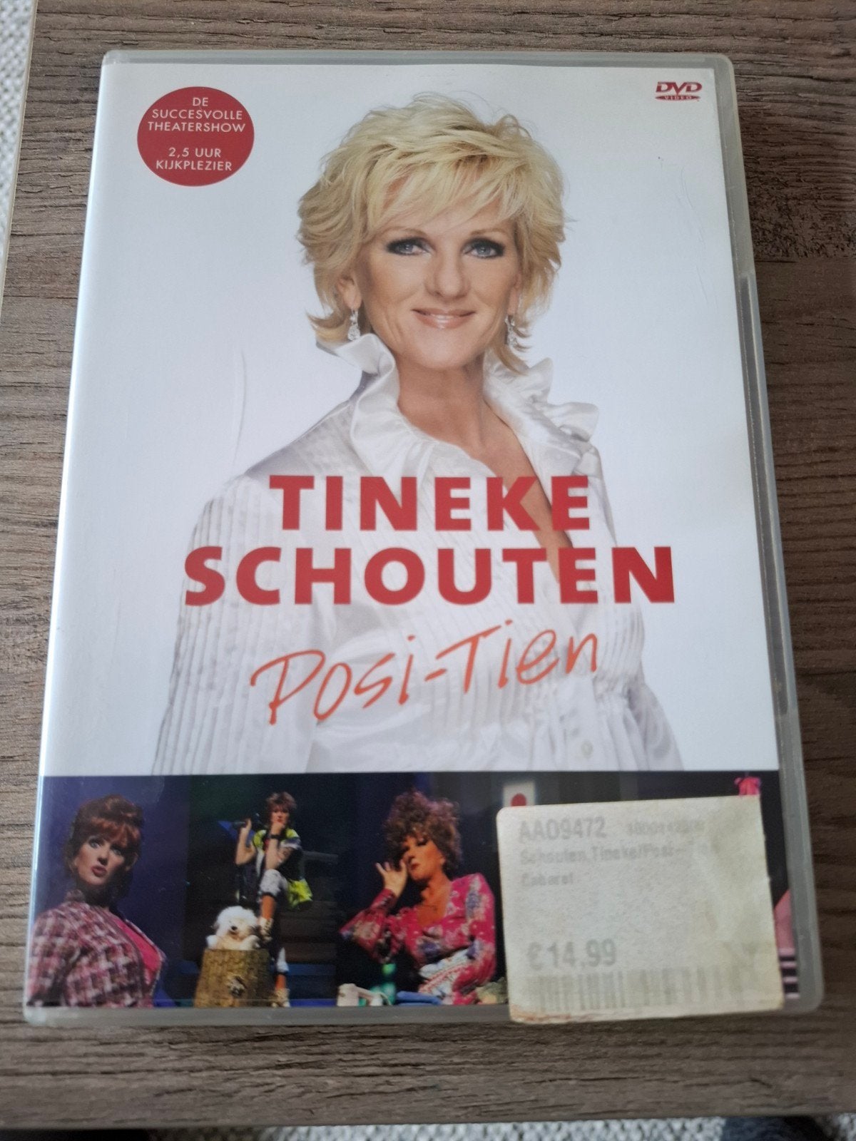 Tineke Schouten - Posi-Tien DVD - Succesvolle Theatershow, Stand-up of Theatershow, Gebruikt, Tineke Schouten, Alle leeftijden