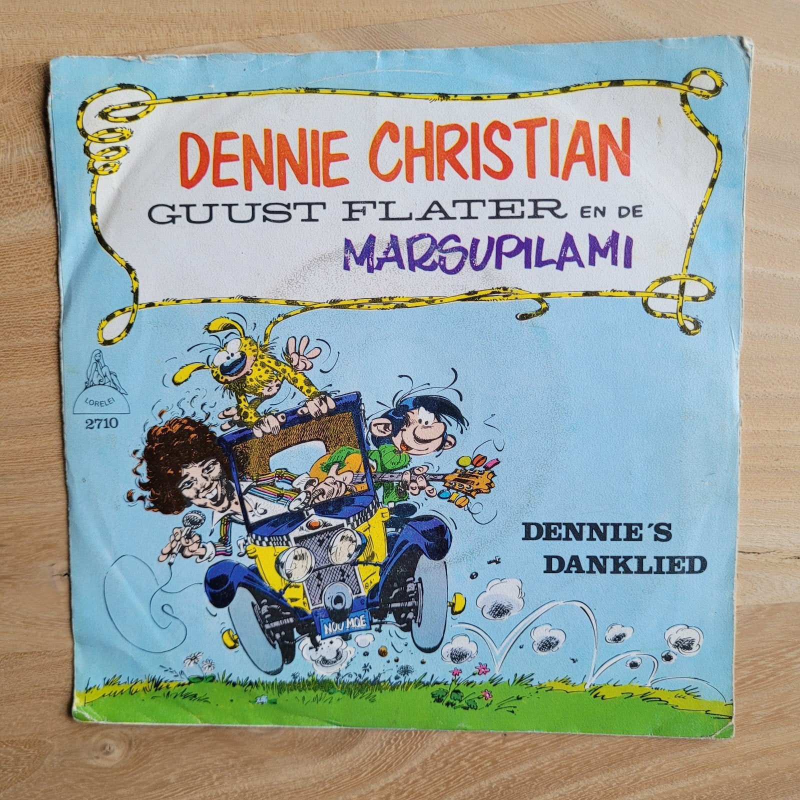 Dennie Christian - Guust Flater en de Marsupilami, Cd's en Dvd's, Gebruikt, 7 inch, Ophalen of Verzenden, EP