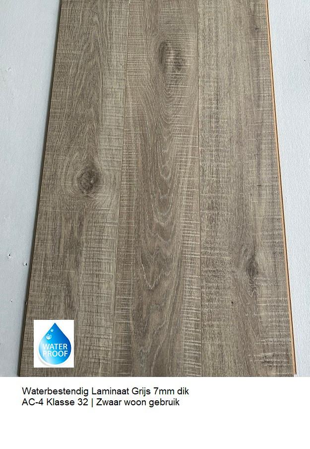 Waterbestendig Laminaat Grijs eiken AC-4 Klasse 32 €8,95p/m2, 75 m² of meer, Ophalen of Verzenden, Grijs, Laminaat