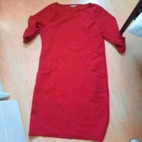 Jurk 44 rood xxl, Verzenden, Gedragen, Maat 42/44 (L), Rood