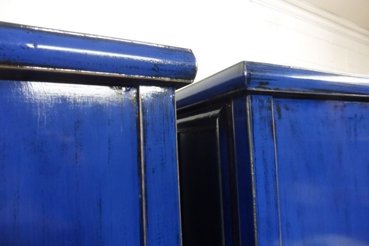Foto 13 van 2x kast Kledingkast blauw landelijk