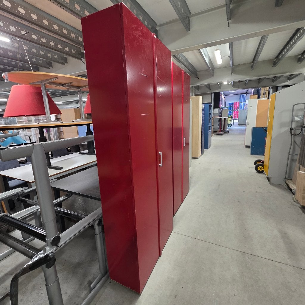 2x grote houten kast opbergkast afm 235x93x35 cm, Ophalen, Gebruikt, 200 cm of meer, 50 tot 100 cm