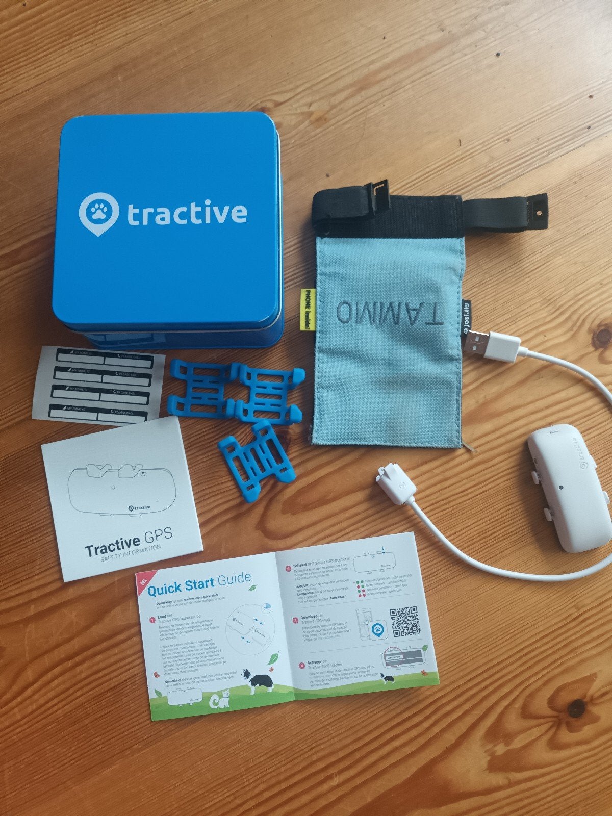 Tractive GPS tracker voor honden, Ophalen of Verzenden, Zo goed als nieuw