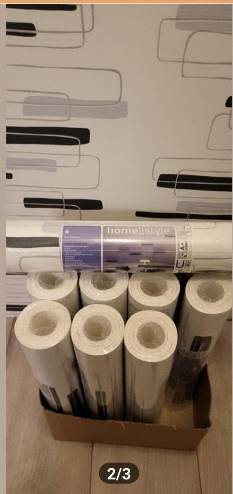 12 rollen behang, Ophalen