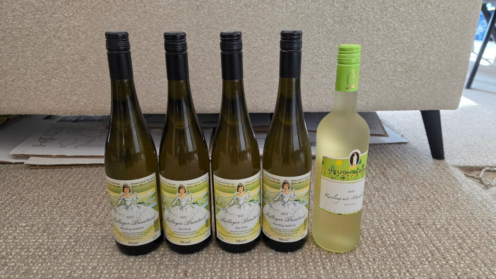 Heerlijke Riesling wijn uit de Mosel, Overige gebieden, Nieuw, Ophalen of Verzenden, Witte wijn
