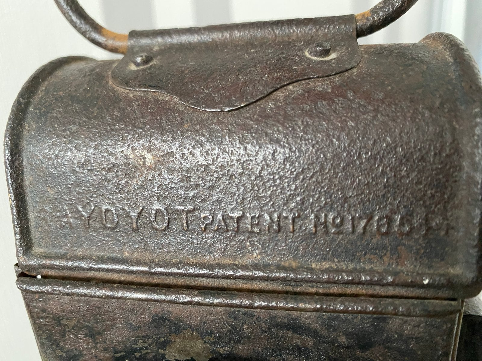 Antieke Yoyot Patent No 17836 Lantaarn, Antiek en Kunst, Ophalen of Verzenden