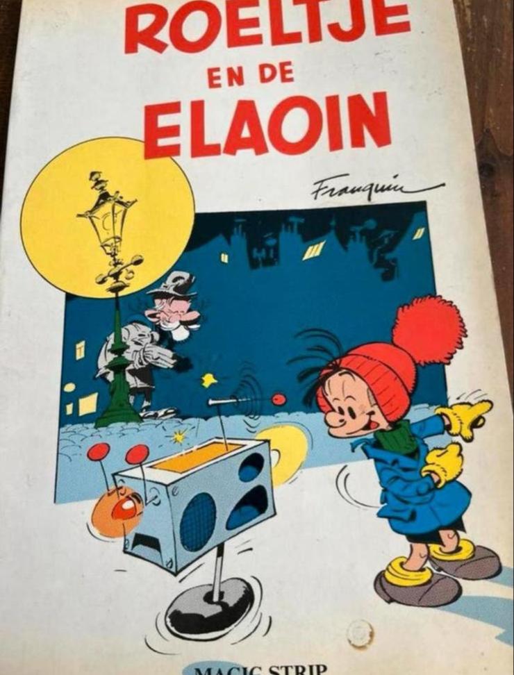 Roeltje en de Elaoin - Magic Strip (1982) - Franquin, Eén stripboek, Ophalen of Verzenden, Gelezen