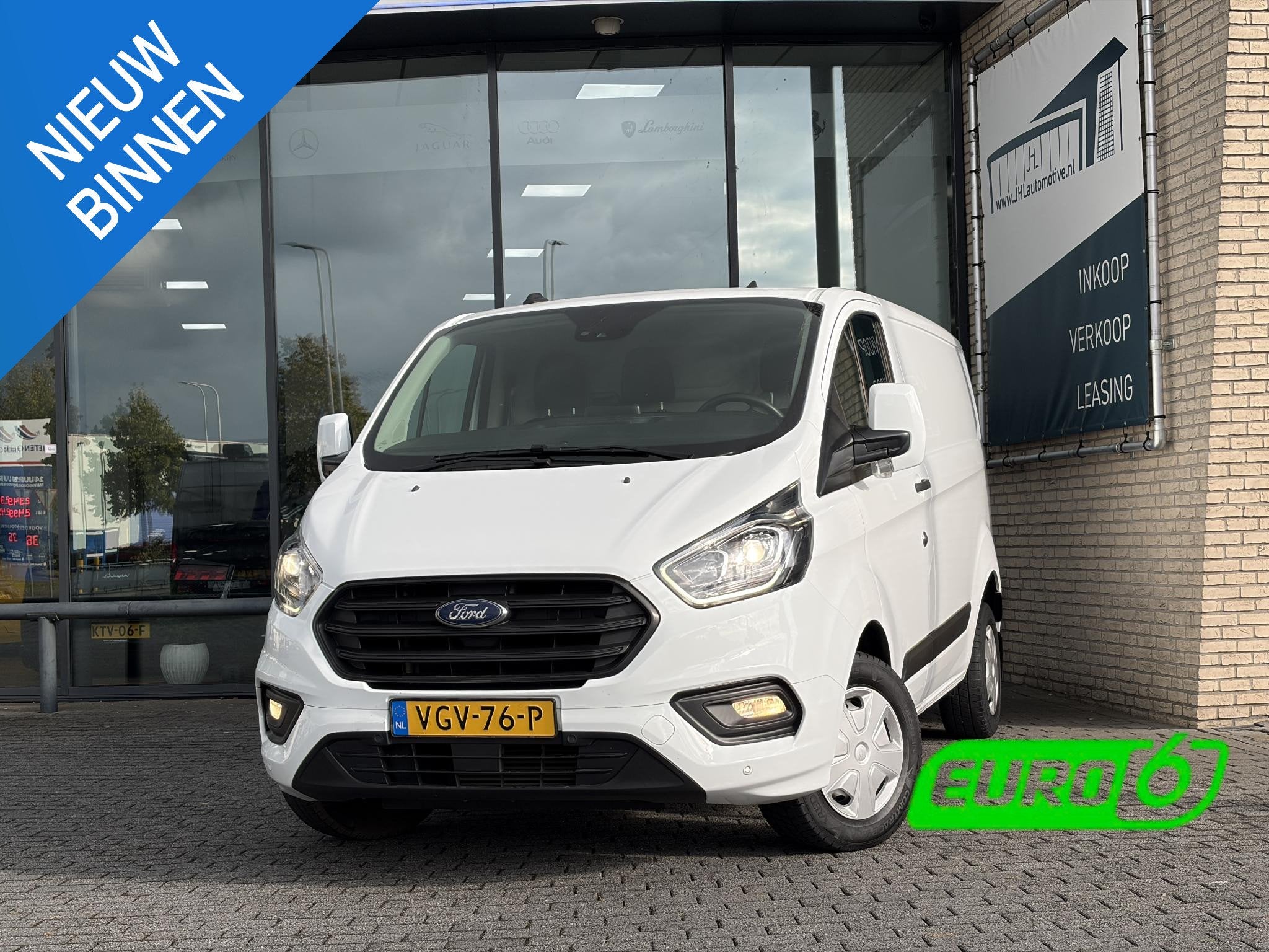 Ford Transit Custom 300 2.0 TDCI L1H1*HAAK*CAM*A/C*CRUISE*3-, Auto's, Voorwielaandrijving, Stof, Euro 6, 4 cilinders