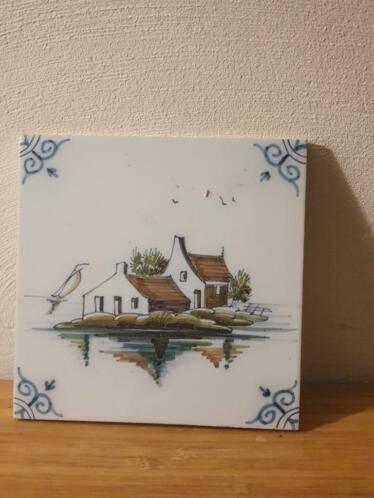Wand tegel huis boerderij ws makkum Tichelaar, Ophalen