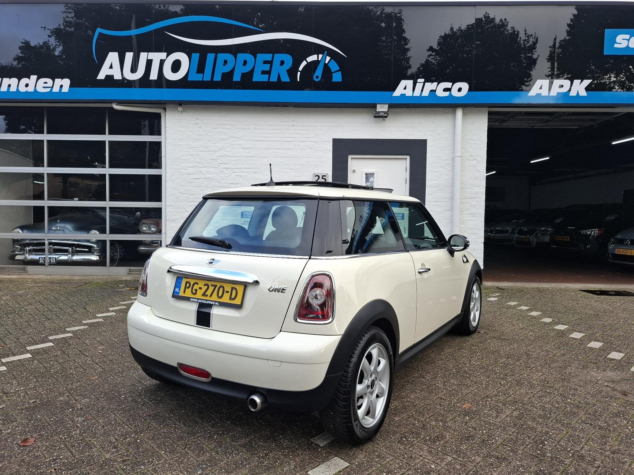 Mini Mini 1.4 One Anniversary MK II /panorama dak/Lm velgen, Voorwielaandrijving, Stof, Gebruikt, Zwart