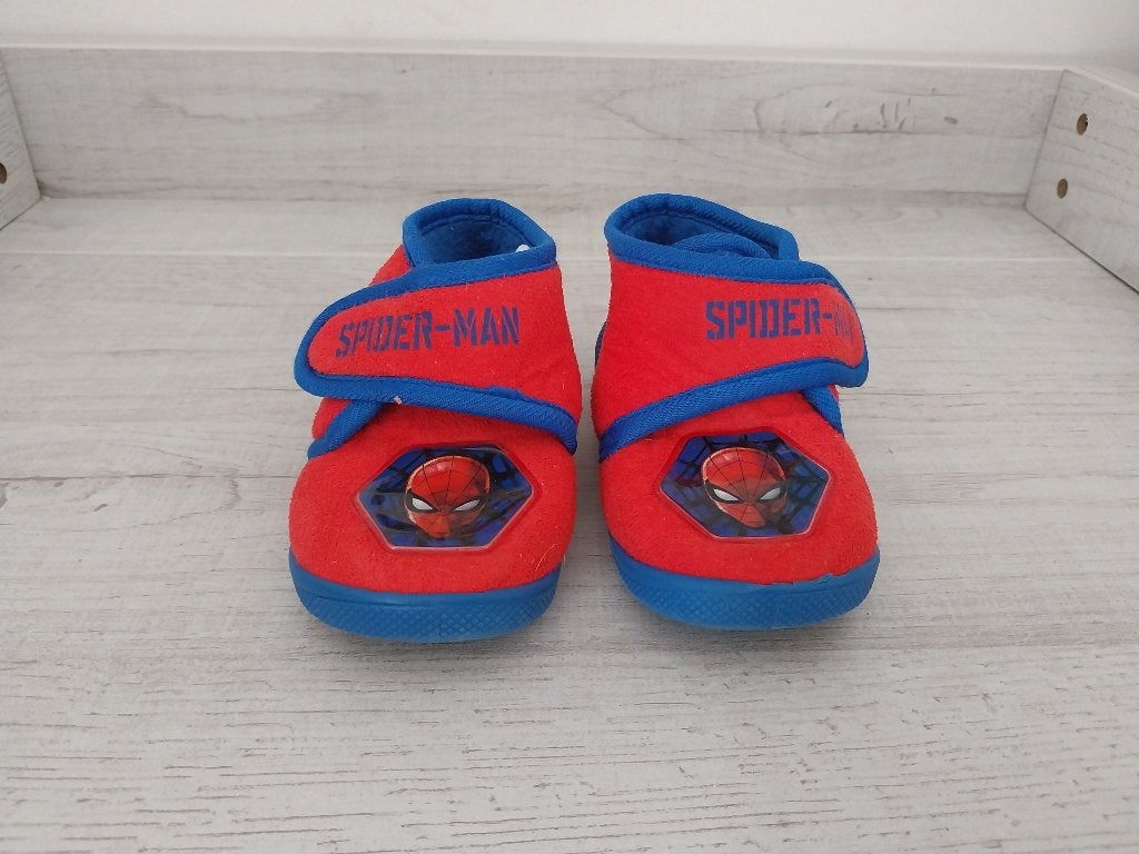 Marvel Spiderman pantoffels maat 22, Gebruikt, Overige typen, Ophalen of Verzenden, Marvel