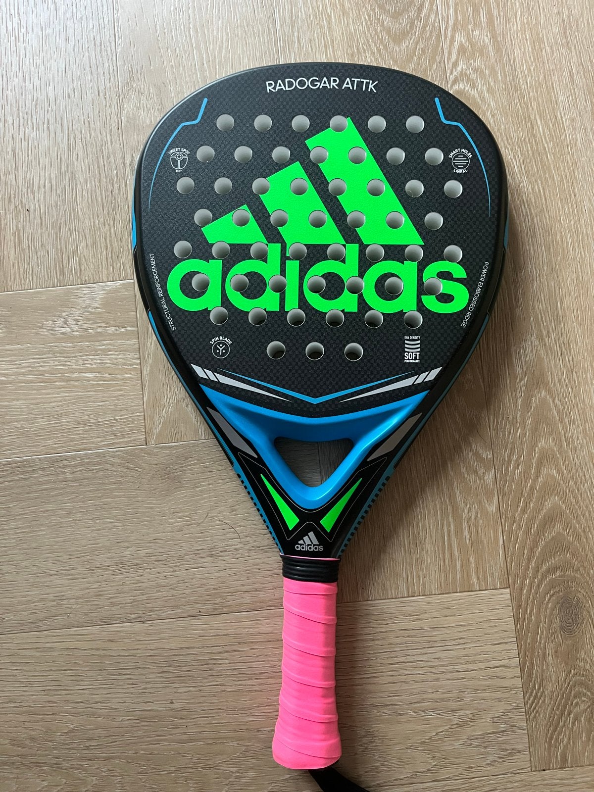 Adidas Radogar Attack Padel Racket - Kracht en Precisie, Ophalen, Zo goed als nieuw, Padelracket