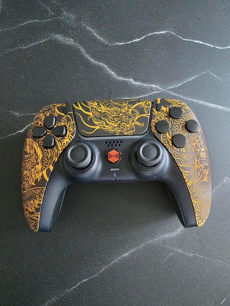 Custom PS5 Controller - Draadloos & PC Compatibel, PlayStation 5, Ophalen of Verzenden, Zo goed als nieuw, Controller