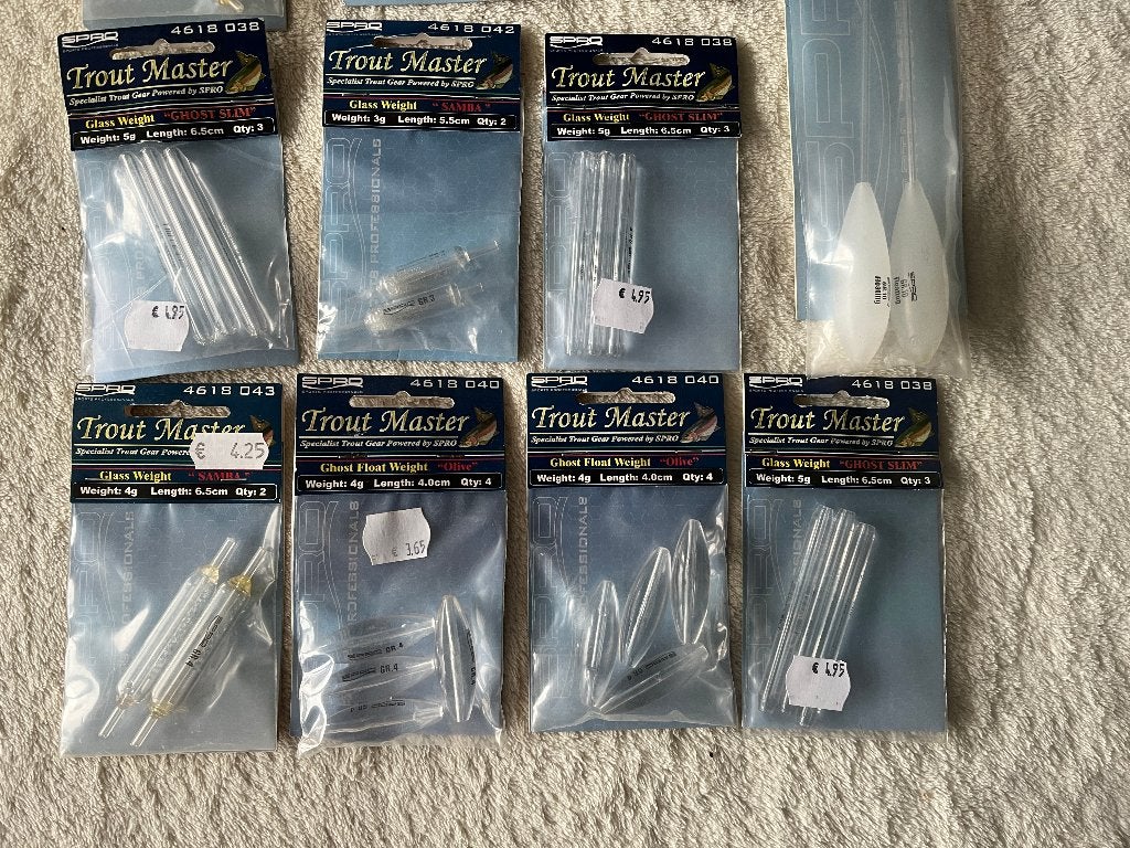 adv 223 / NIEUW mixset 11 pakjes SPRO TROUTHMASTER, Ophalen of Verzenden, Nieuw, Overige typen