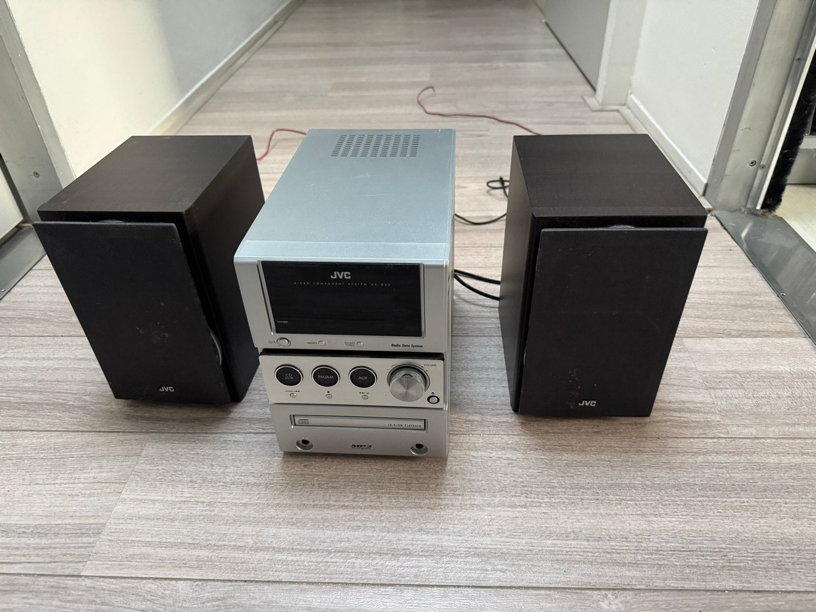 JVC Micro Component System UX-G33 met speakers, Audio, Tv en Foto, Stereo-sets, Ophalen, Gebruikt, JVC, Microset
