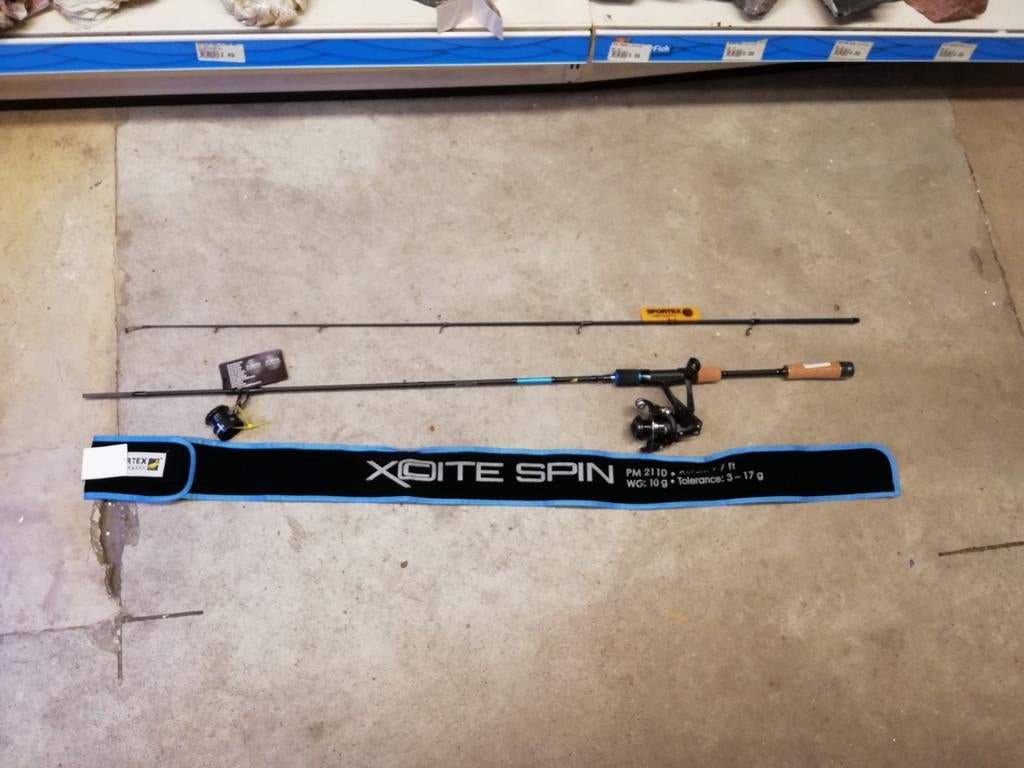 Hengel Sportex Xcite spin PM2110  210 3-17g  met molen, Ophalen, Nieuw, Werphengel