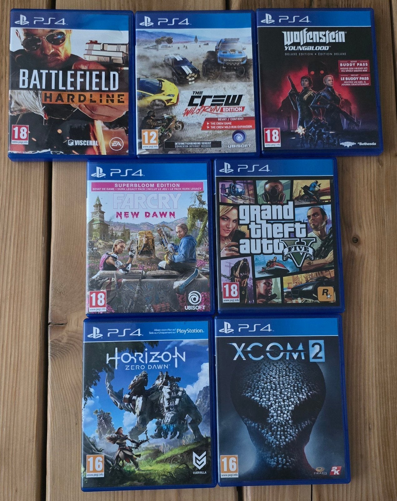 PS4 Games: Battlefield, Wolfenstein, Far Cry, GTA,, Spelcomputers en Games, Online, Gebruikt, Vanaf 18 jaar, Overige genres