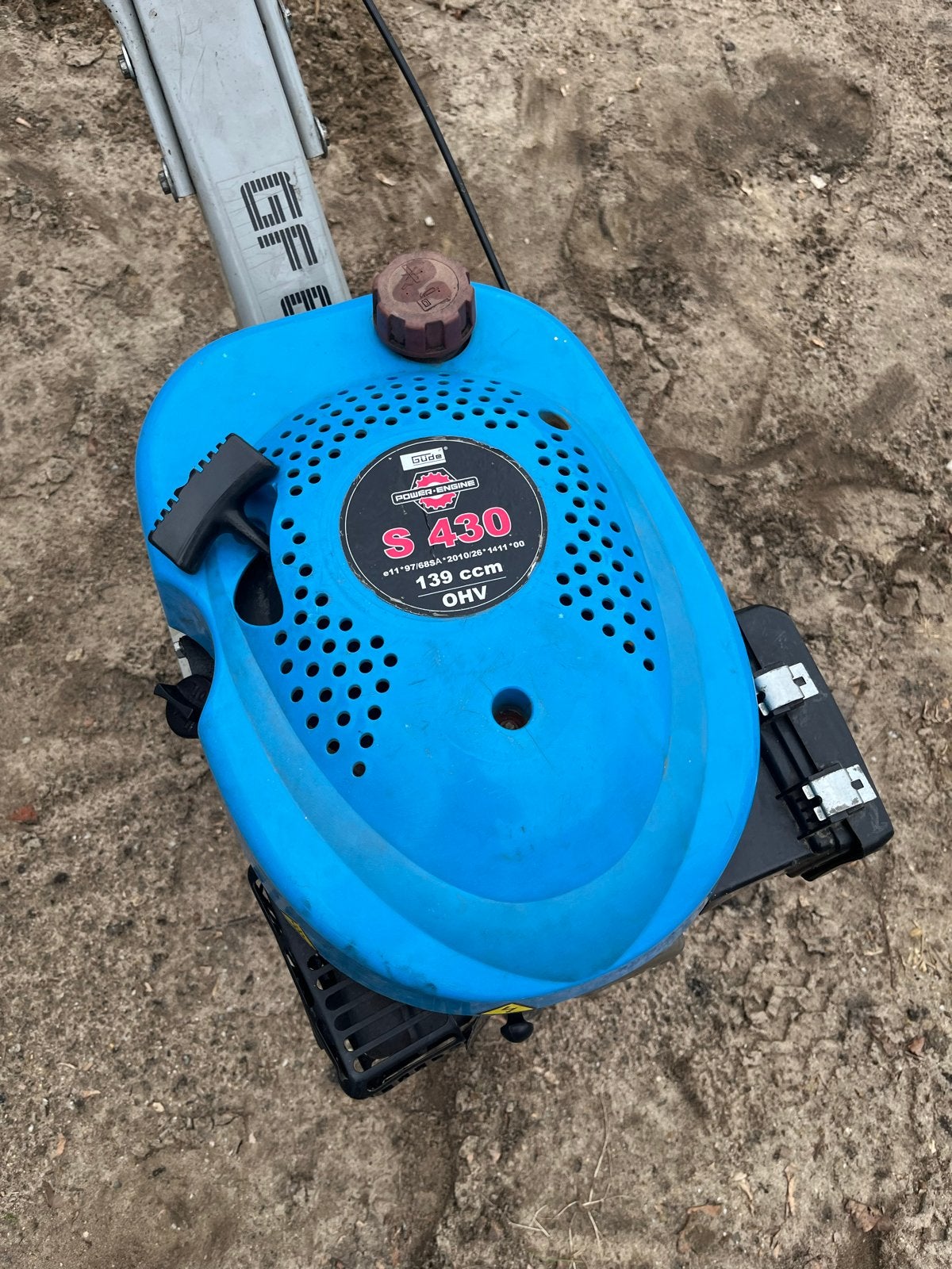 Grondfrees GF 600 met Briggs & Stratton S 430 motor, Ophalen, Gebruikt, Benzine