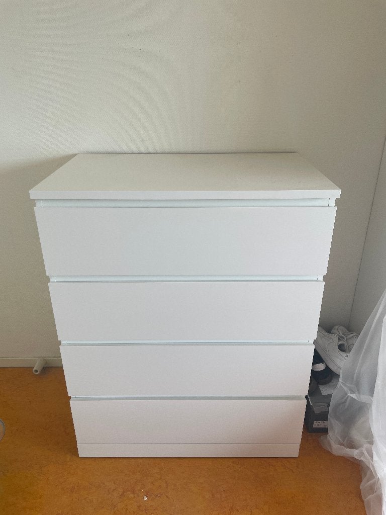 Ikea MALM 4 drawers, Huis en Inrichting, Kasten | Ladekasten, Ophalen, 100 tot 150 cm, 50 tot 100 cm, Zo goed als nieuw