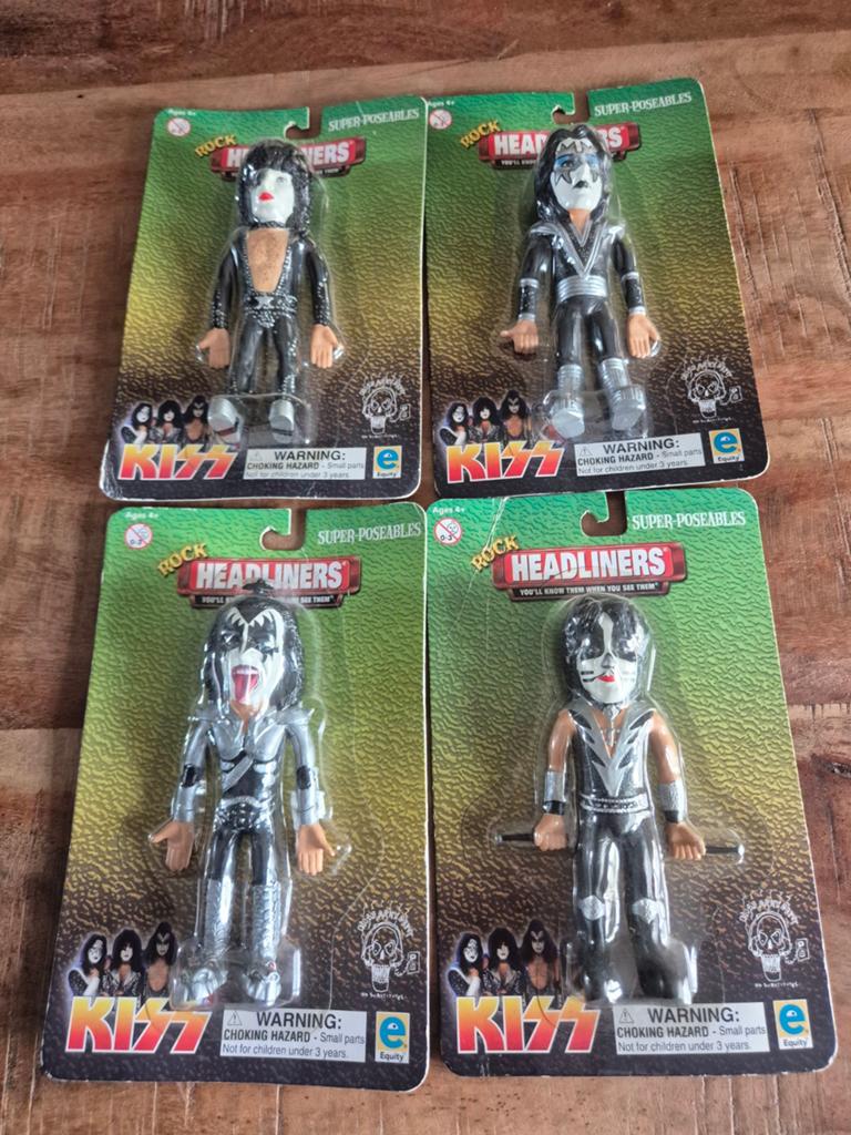 Kiss band figures Head Liners, Ophalen of Verzenden, Zo goed als nieuw