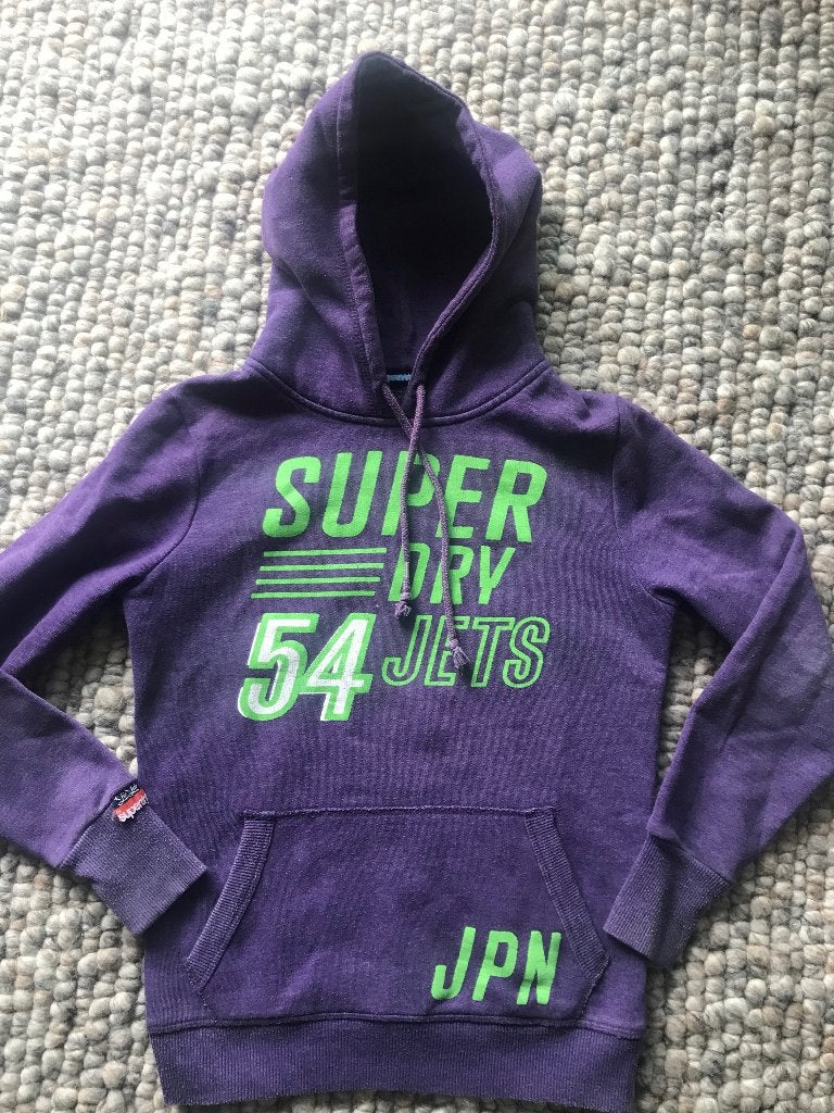 Opruiming .....SUPERDRY hoody in maat S, Superdry, Paars, Ophalen of Verzenden, Maat 36 (S)