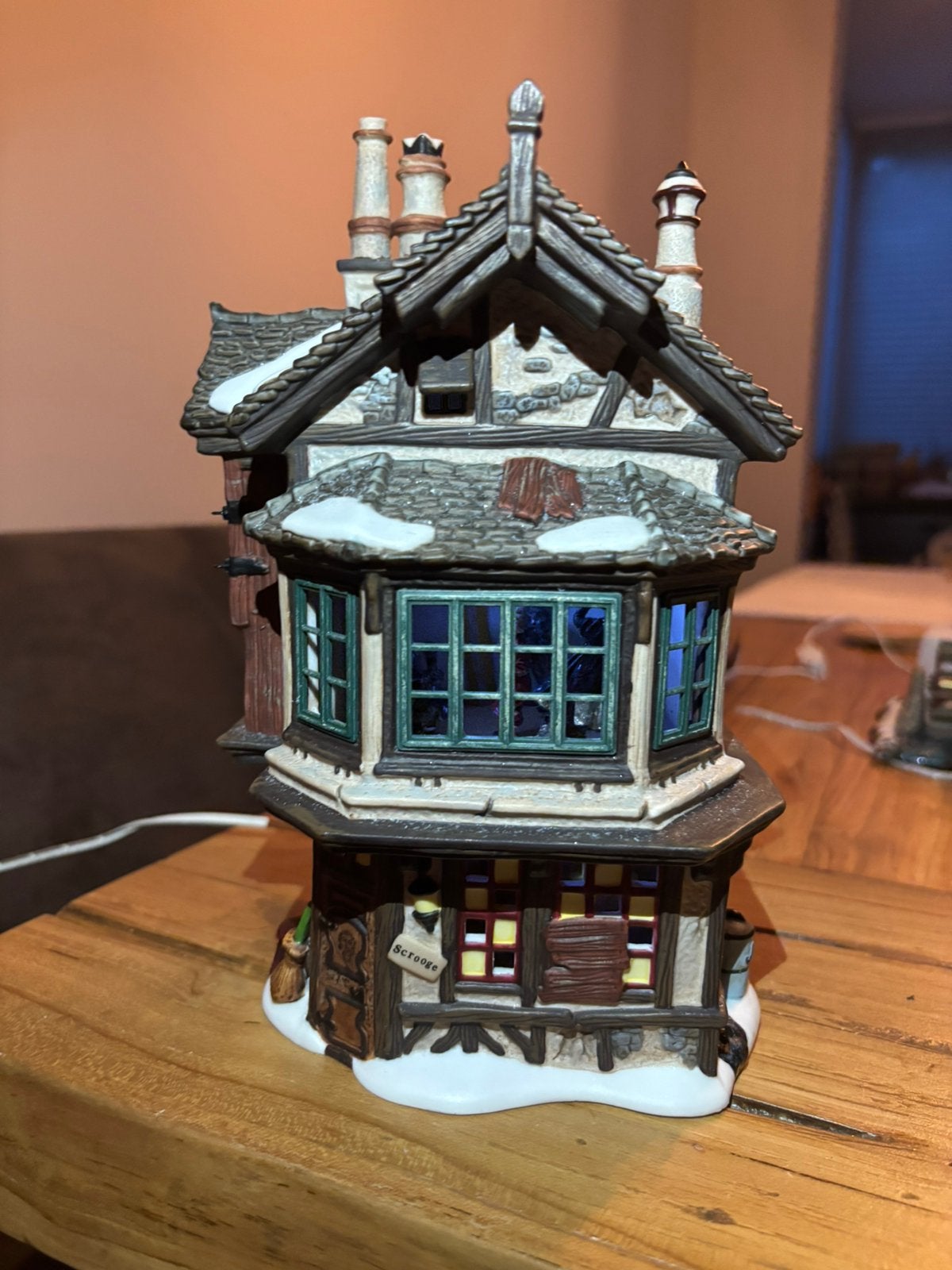 Department 56 ebenezer’s brownstone the scrooge, Ophalen, Zo goed als nieuw