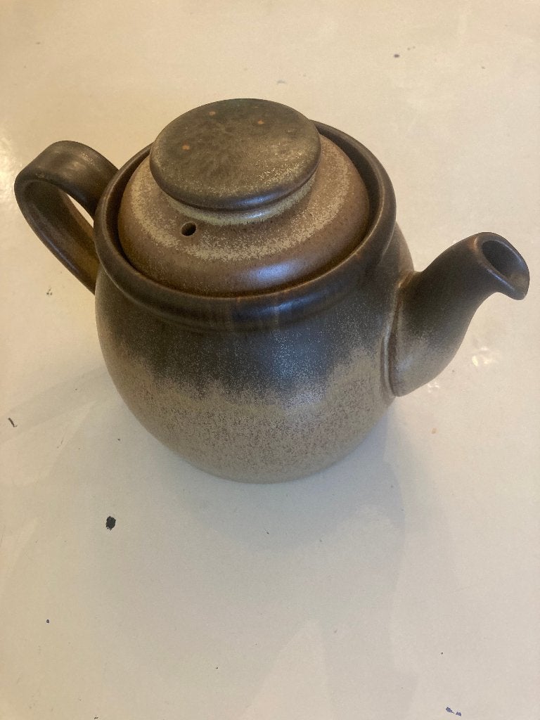 Denby Romany Vintage theepot, Ophalen, Vintage, Zo goed als nieuw, Theepot