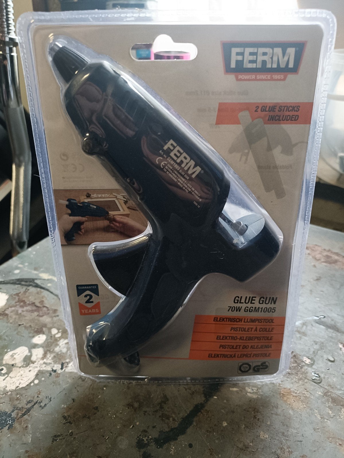 Ferm Lijmpistool (nieuw in de verpakking), Ophalen, Nieuw, Overige typen