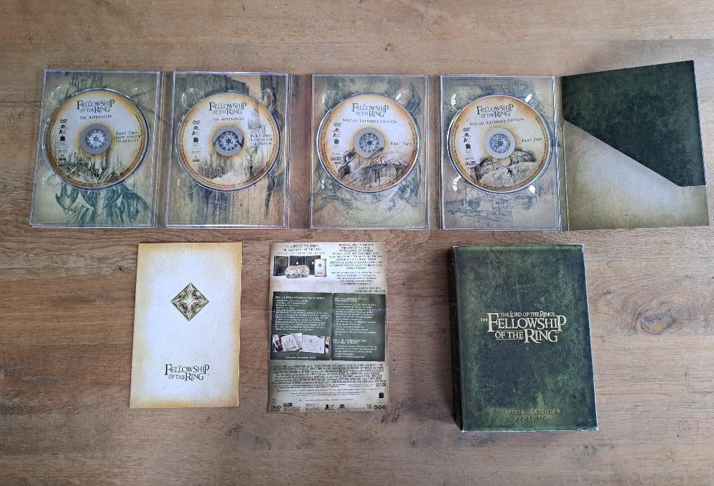 Lord Of The Rings - The Fellowship Of The Ring Extended Edit, Boxset, Science Fiction en Fantasy, Ophalen of Verzenden, Zo goed als nieuw