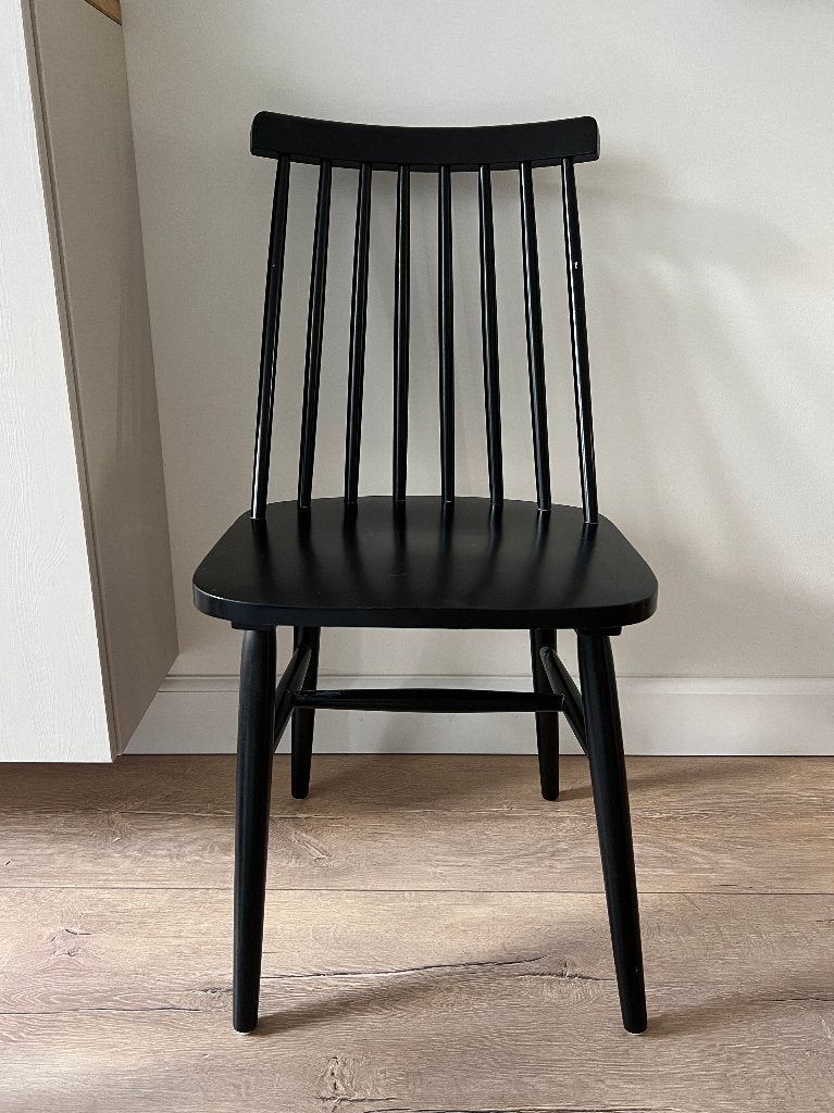 2 Black Chairs – Great DIY / Upcycling Project, Ophalen, Gebruikt, Twee, Zwart