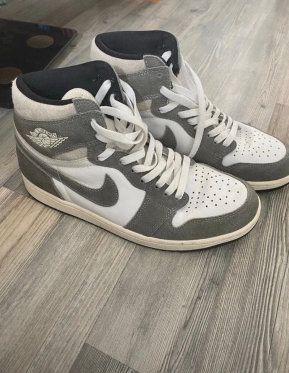 Nike Air Jordan 1 High OG washed grey, Verzenden, Zo goed als nieuw, Overige kleuren, Sneakers of Gympen