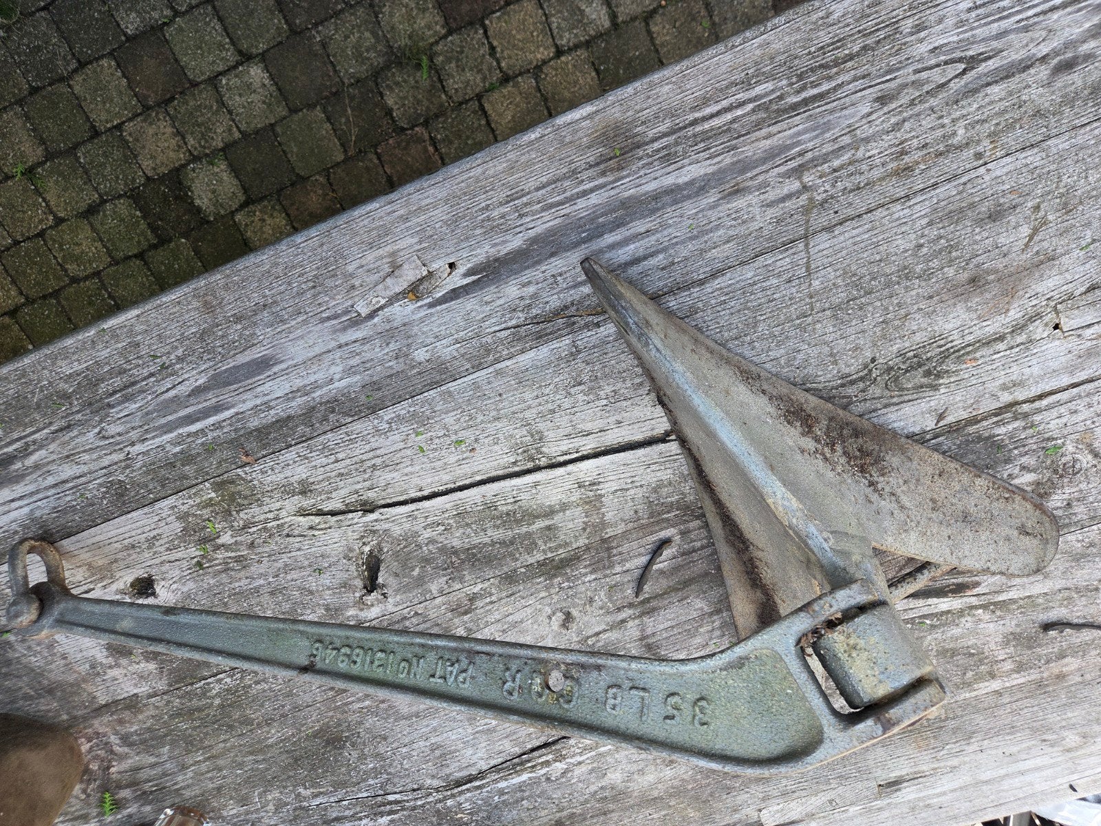 Anker 15 kg CQR, Ophalen, Gebruikt, Ankeren en Afmeren, Zeilboot of Motorboot