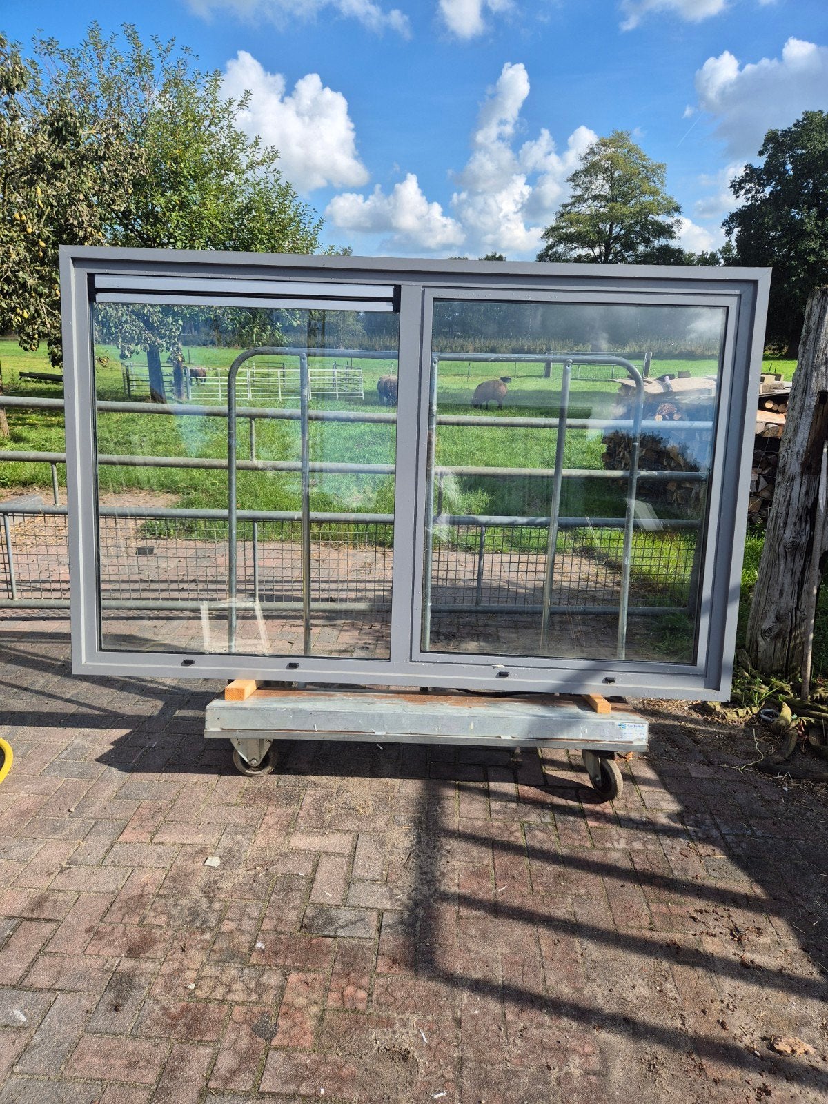 kozijn/ raam kozijn/aluminium kozijn, Ophalen, Aluminium, 75 tot 150 cm, Raamkozijn