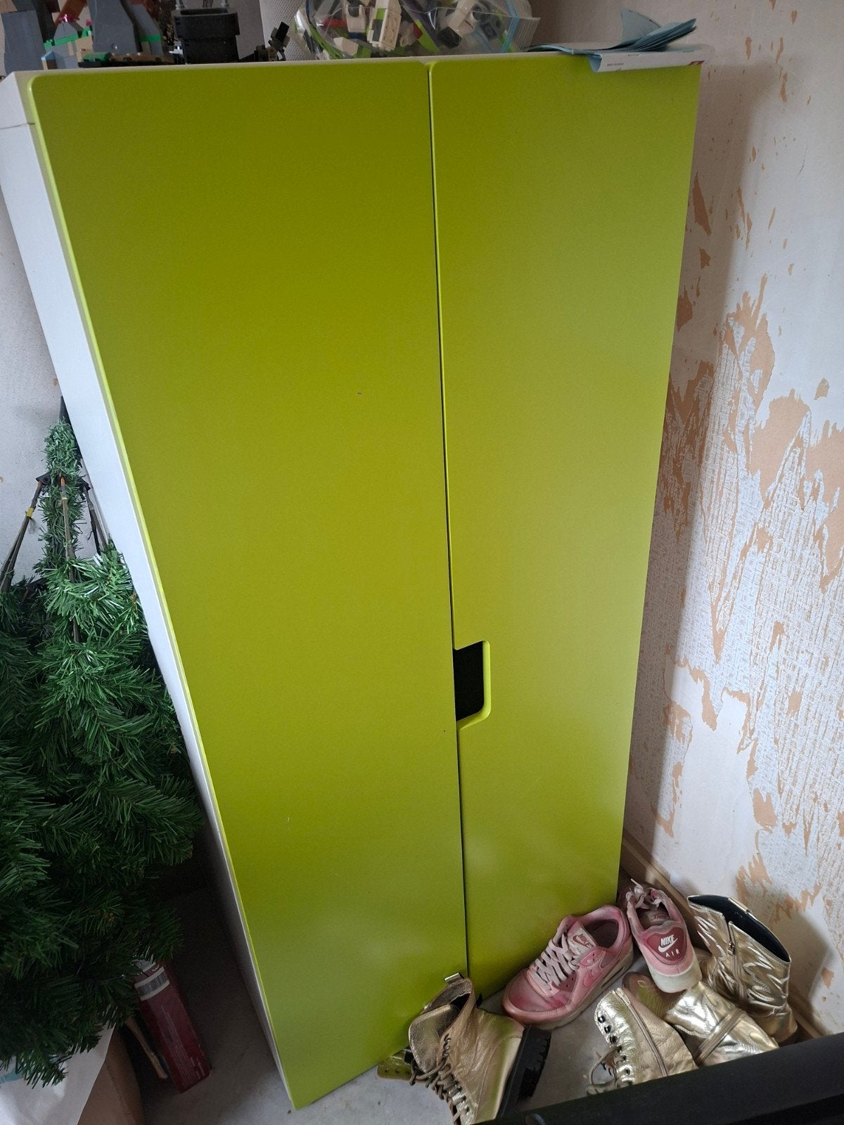 Gratis kledingkast met twee deuren, Ophalen, Overige materialen, Gebruikt, 50 tot 100 cm
