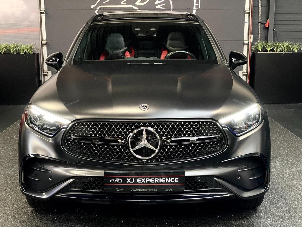 Mercedes-Benz GLC-klasse 300de 4MATIC AMG Line PANODAK HUD, Auto's, Gebruikt, Zwart, 4 cilinders, Leder