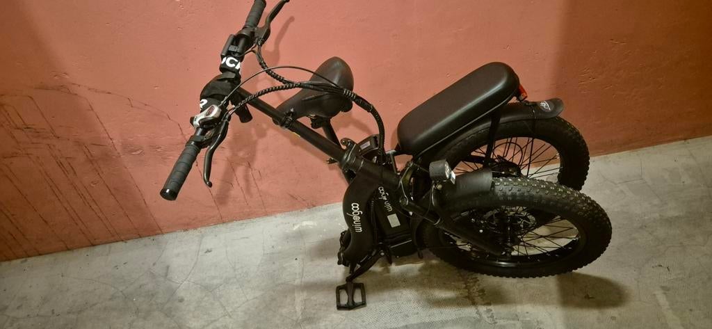 WINEGOO opvouwbare elektrische fiets met alarm en sloten, Fietsen en Brommers, Fietsen | Vouwfietsen, 20 inch of meer, Gebruikt