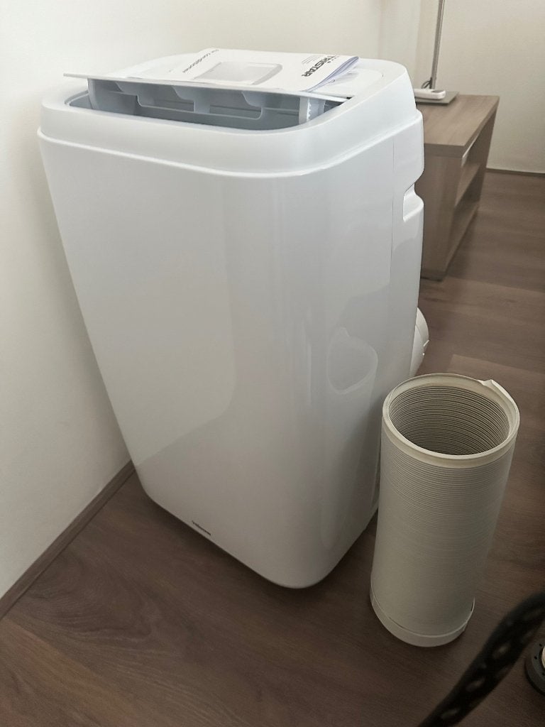 Mobiele airco met wifi, Witgoed en Apparatuur, Ophalen, 3 snelheden of meer, Zo goed als nieuw, Afstandsbediening